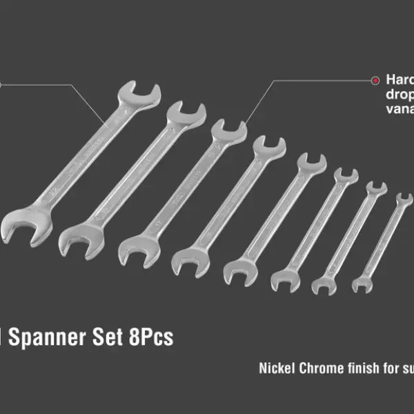 Double Open end Spanner Set(8Pcs)