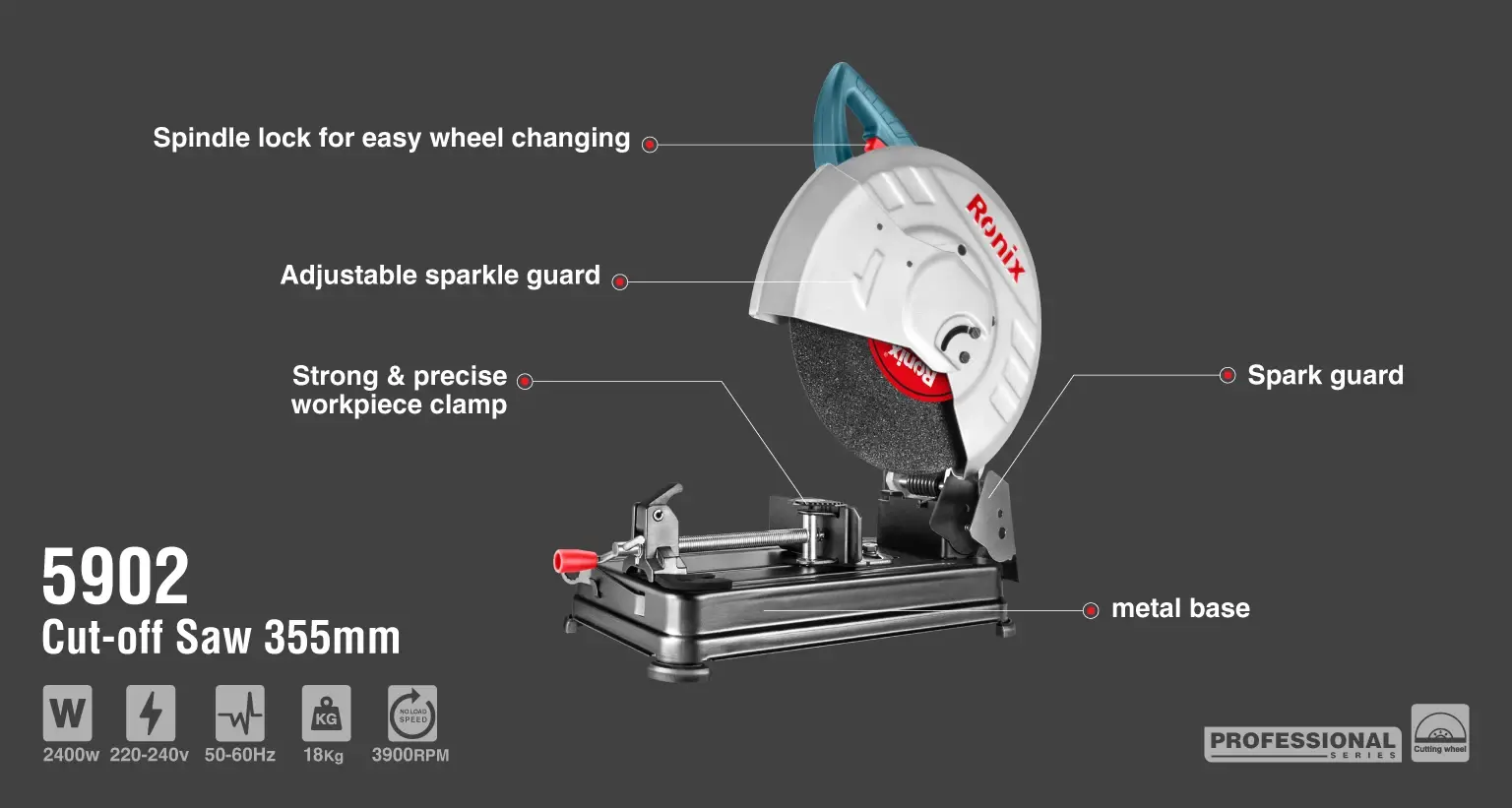 Cut-off Saw 2400W-355mm