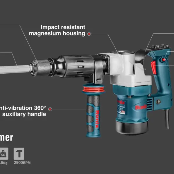 Demolition Hammer 950W-6.5 Kg