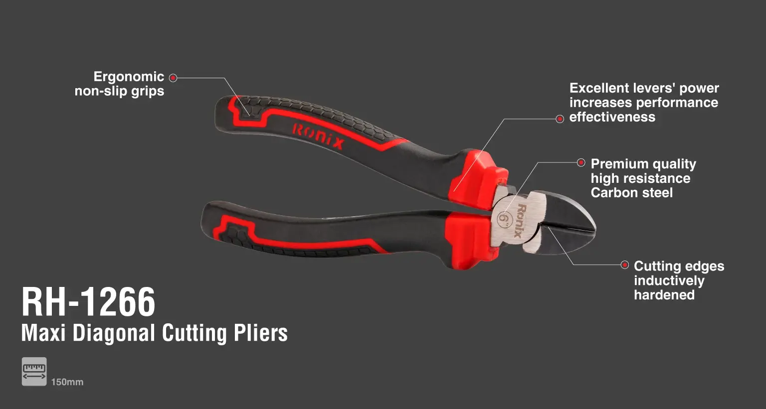 Diagonal Cutting Plier 6 inch-Maxi series