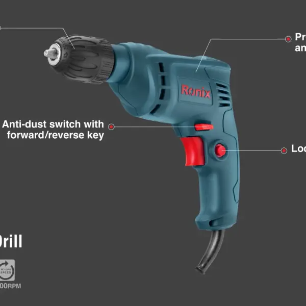 Electric Drill 350W-10mm-Keyless