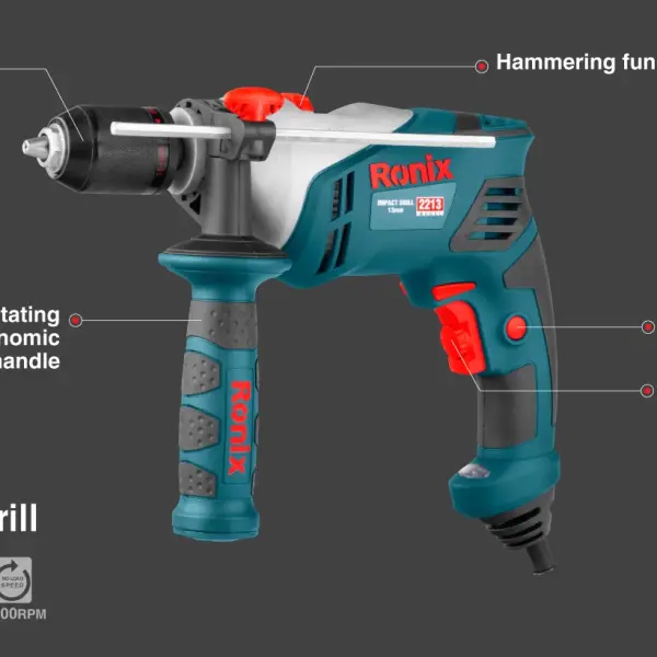 Electric Impact Drill-650W-13mm-Keyless