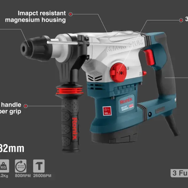 Rotary Hammer 1250W-32mm
