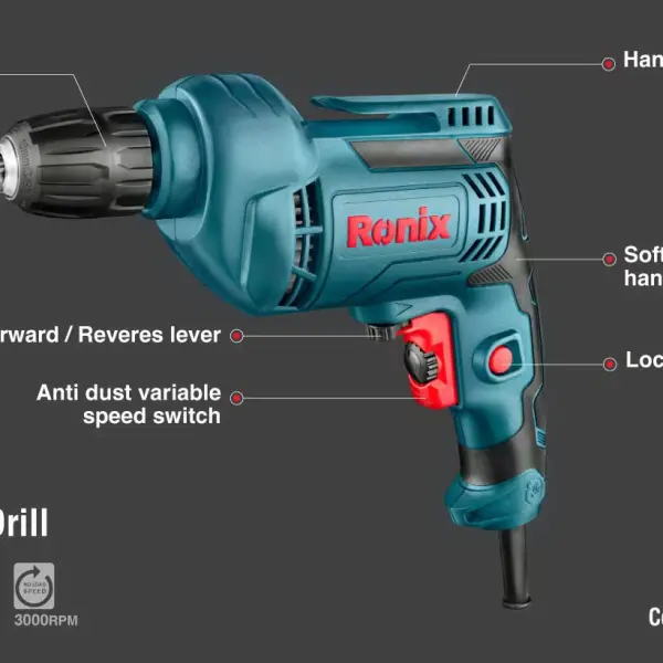 Electric Drill 450W-10mm-Keyless