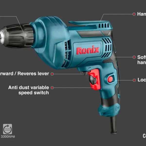 Electric Drill 450W-10mm-keyed-110V