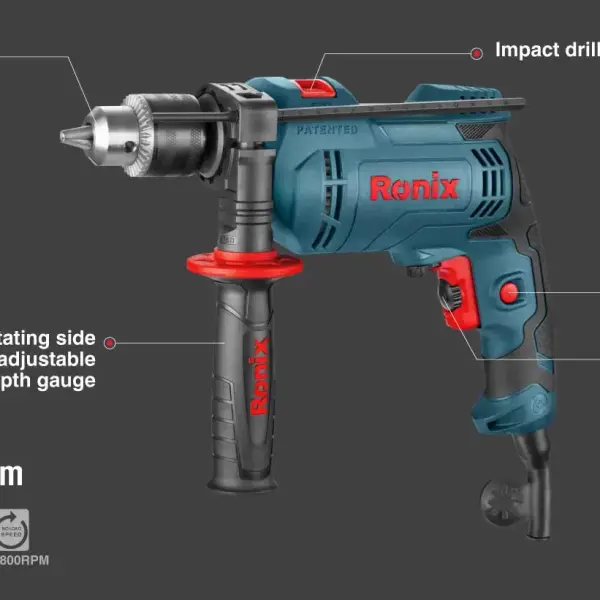 Electric Impact Drill-800W-13mm-Keyed