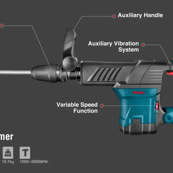 Demolition hammer 1500W-12 kg-110V