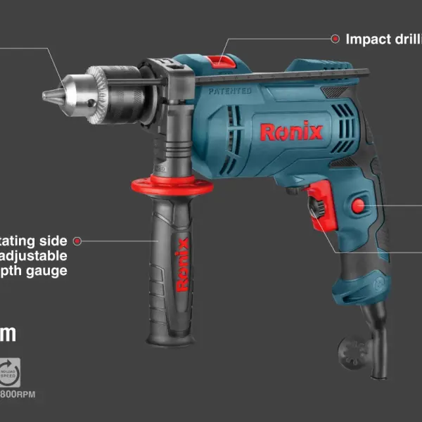 Electric Impact Drill 800W-13mm-keyed-110V