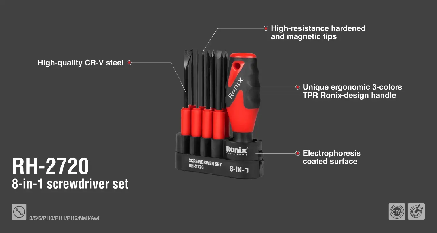 8 in 1 Screwdriver Set 