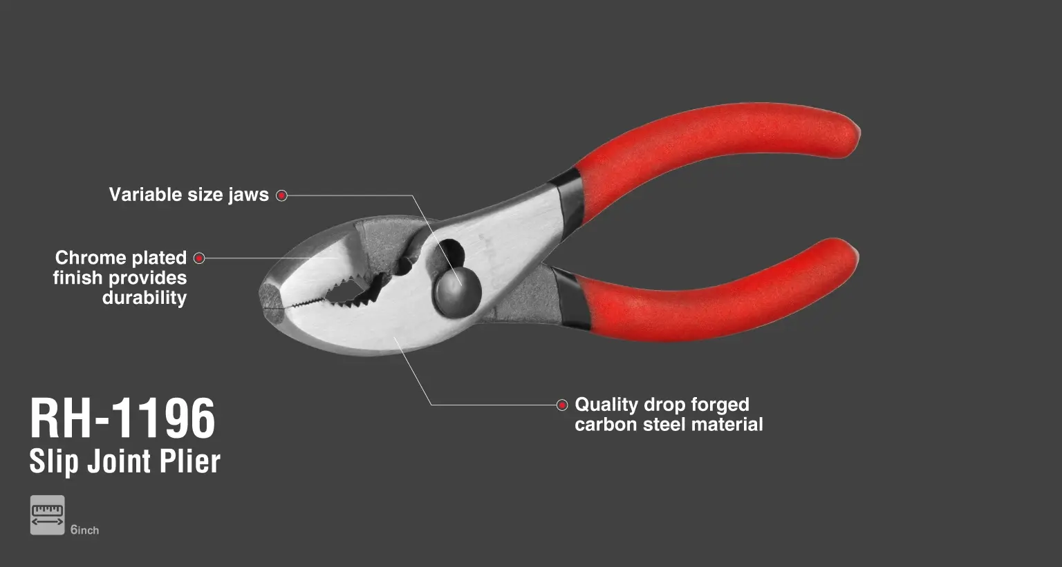 Slip Joint Plier 6 inch