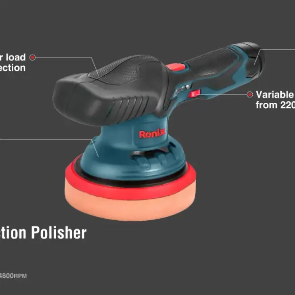 Cordless dual action Polisher 150mm