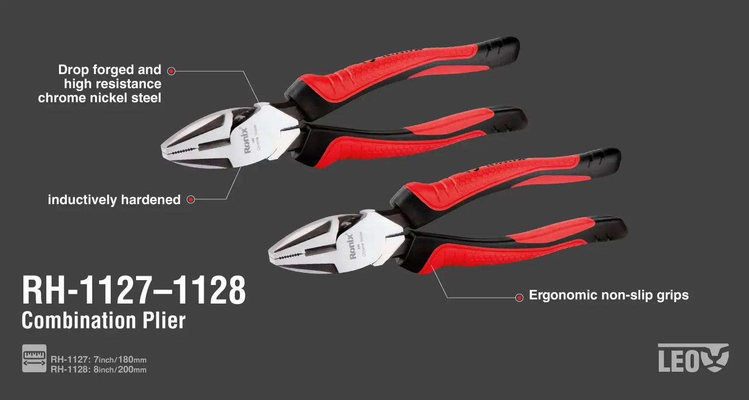 Combination Plier 8 Inch-Leo Series