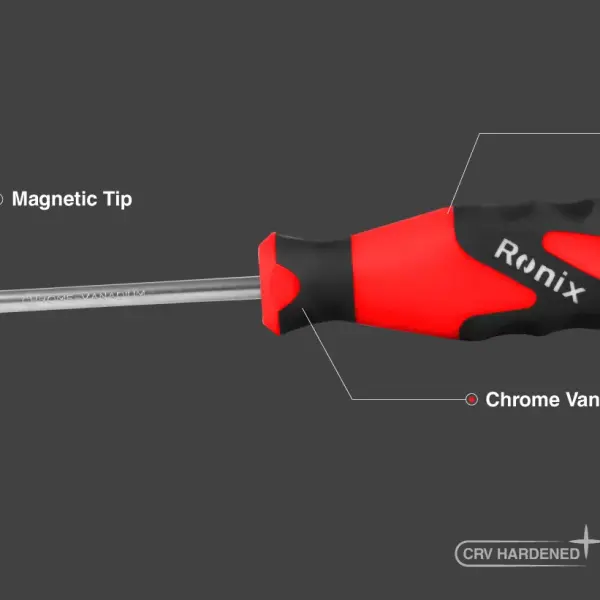 TPR Handle Screwdriver 6x150mm
