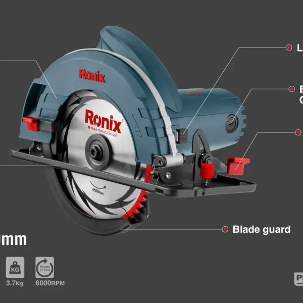 Electric Circular Saw 1350W-180mm-110V