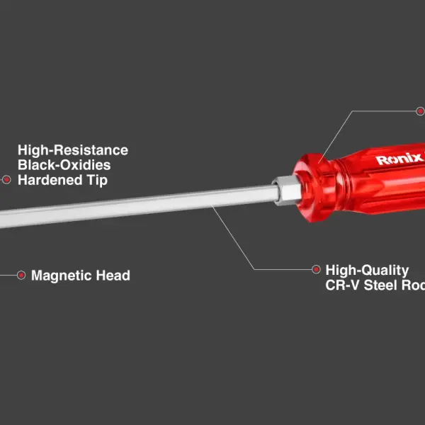 slotted hammering screwdriver 8x200mm