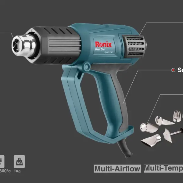 Electric Heat Gun 2000W-5 Nozzles