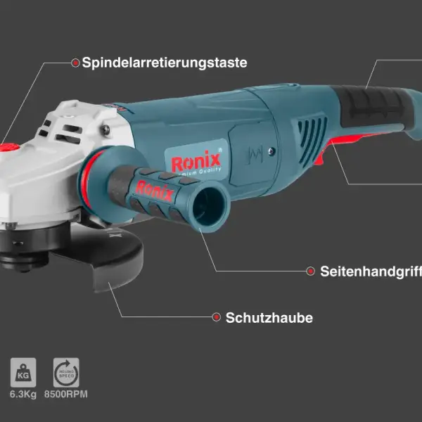 Angle Grinder 2800W- 180mm