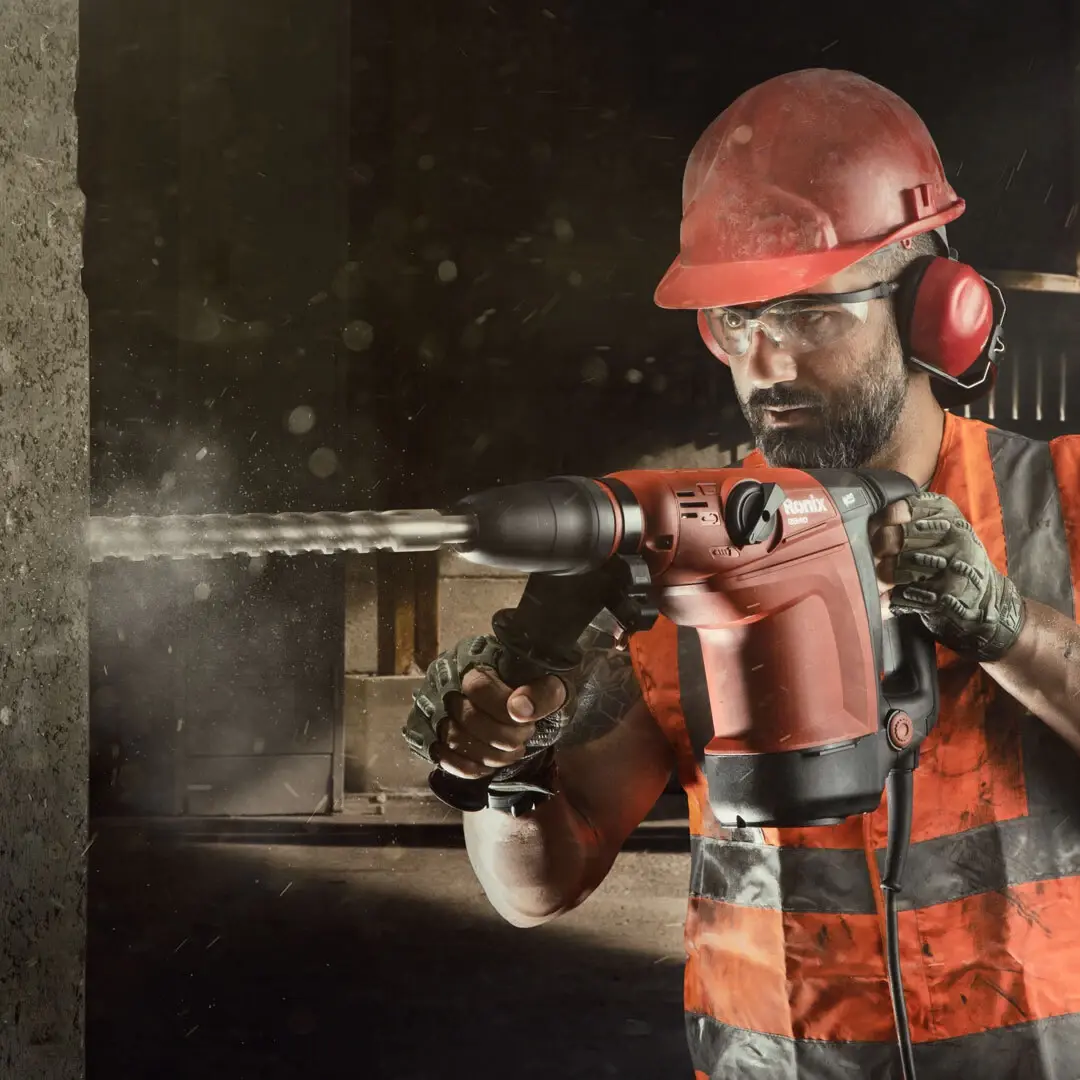 Rotary Hammer 40mm,1200W,SDS-Max,Topline Model