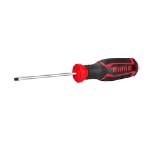 Plastic Handle slotted Screwdriver 3x75mm-2color