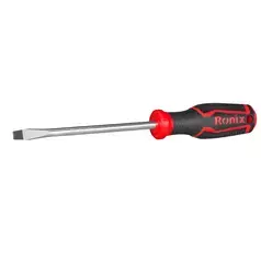 Plastic handle Slotted Screwdriver 8x150mm-2coolor