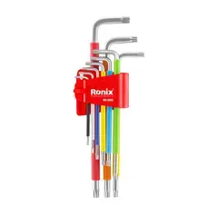 Multi Color Extra Long Arm Torx Key Set(9pcs)