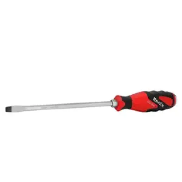 TPR Handle slotted hammering screwdriver 8x200mm